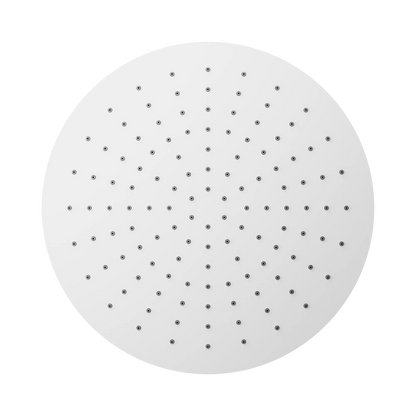300mm Round Shower Head Matte White