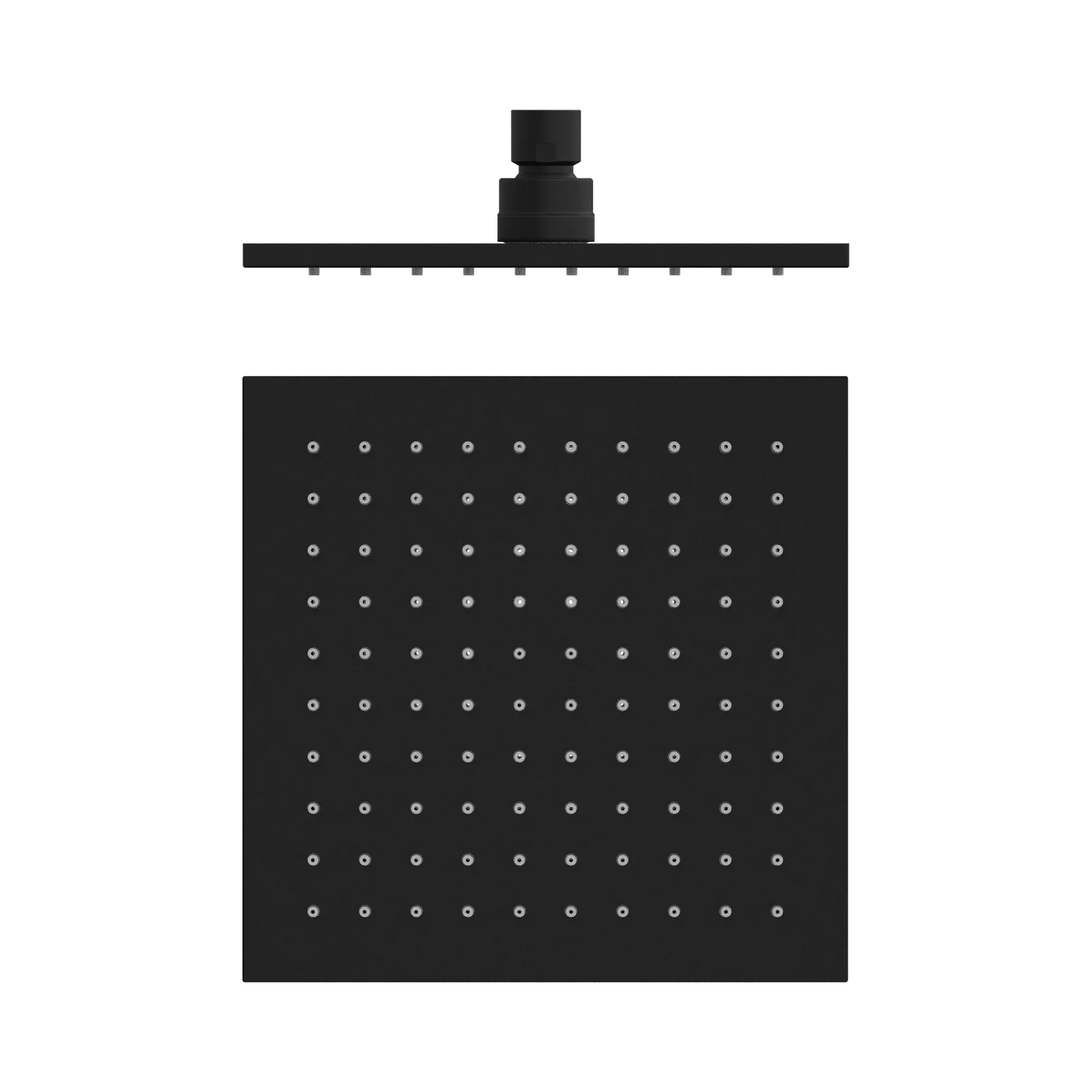 200mm Square Shower Head Matte Black