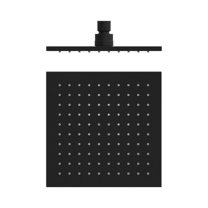 200mm Square Shower Head Matte Black