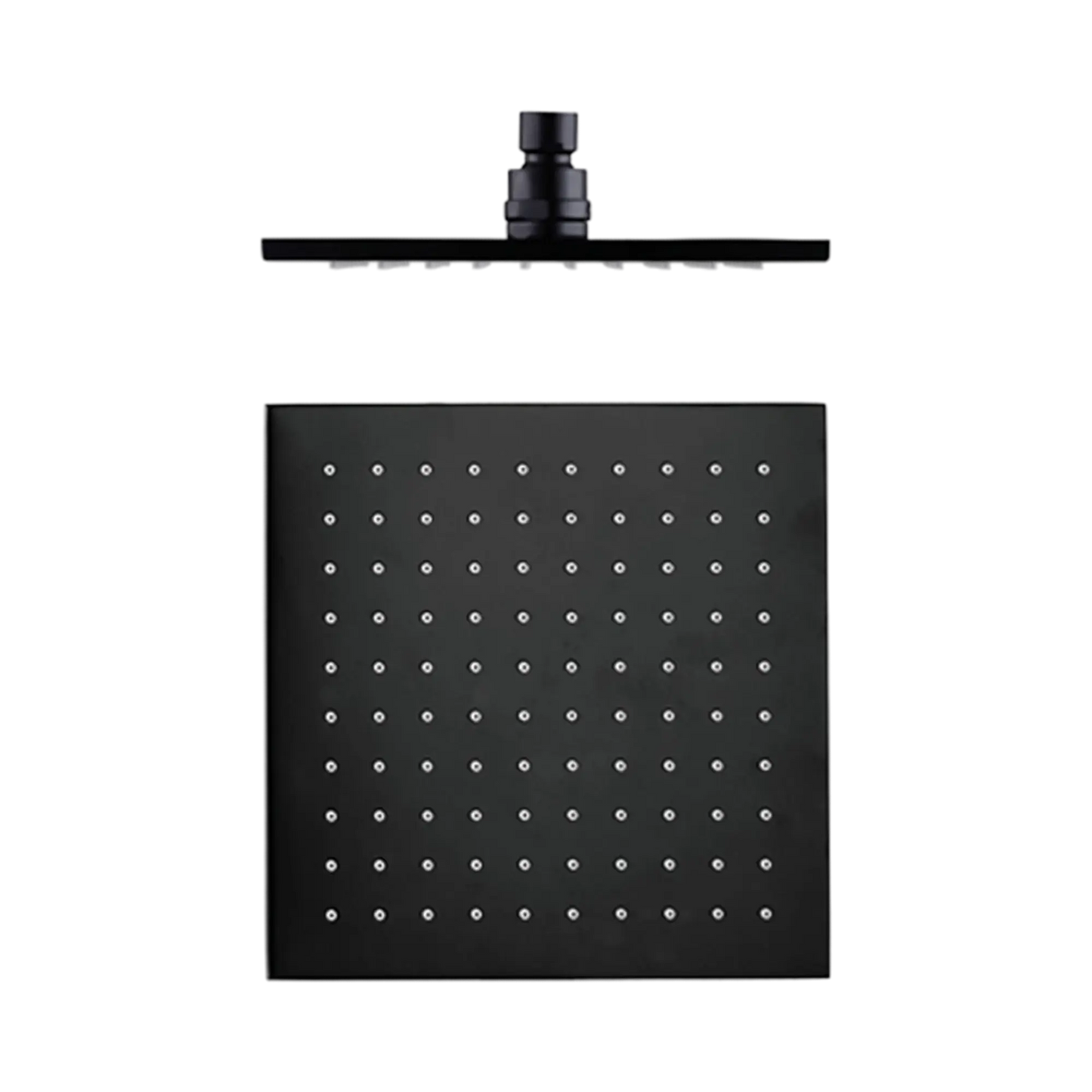 250mm Square Shower Head Matte Black