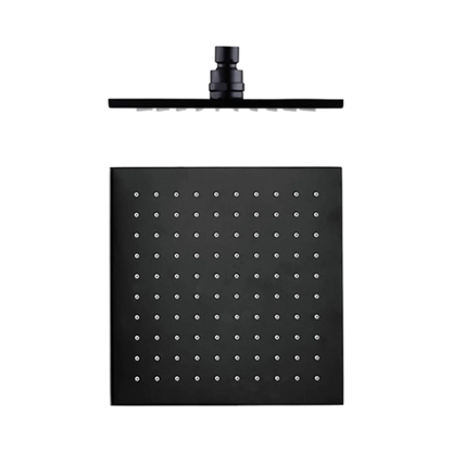 250mm Square Shower Head Matte Black