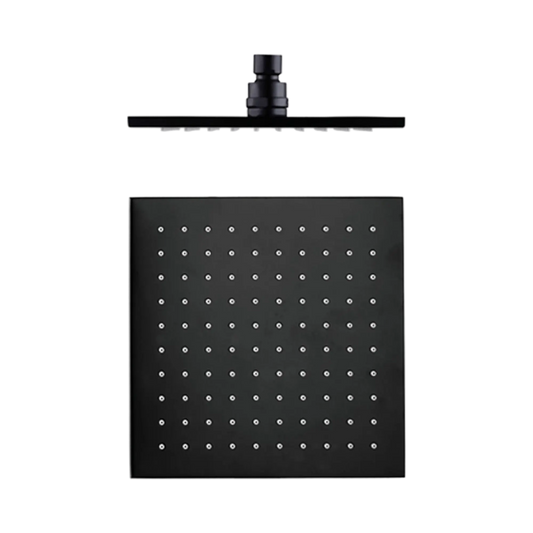 250mm Square Shower Head Matte Black