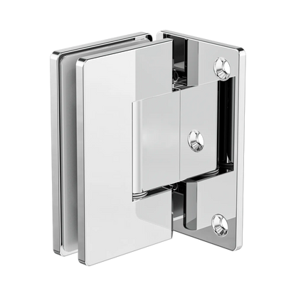 90 Degree Glass To Wall Shower Hinge 10mm Glass Chrome