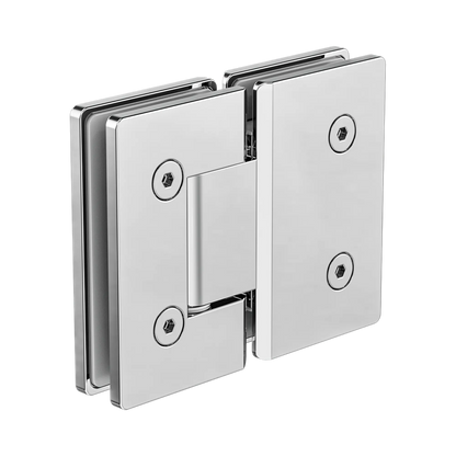 180 Degree Glass To Glass Shower Hinge 10mm Glass Chrome