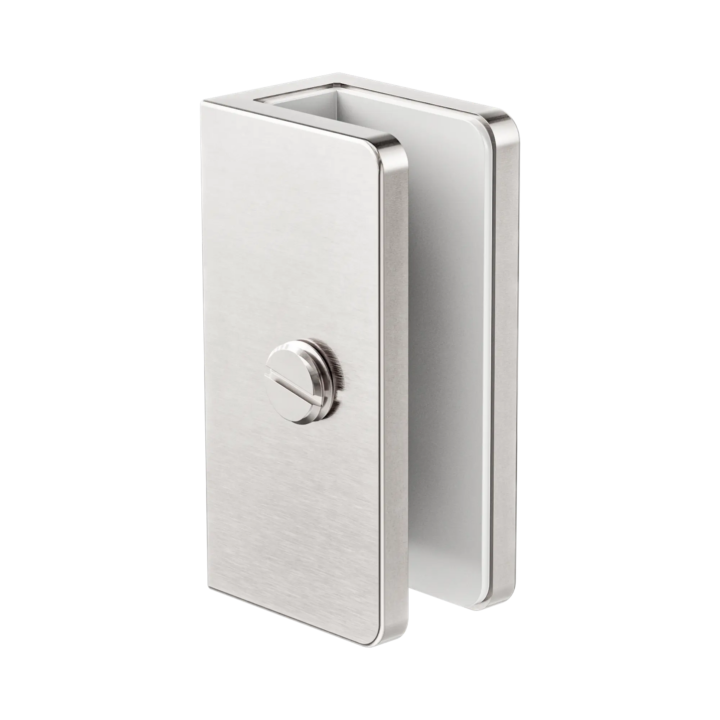 Shower U Bracket 10mm Glass Brushed Nickel