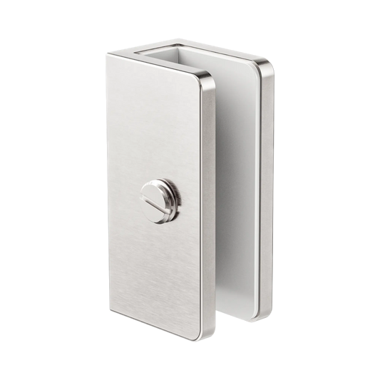 Shower U Bracket 10mm Glass Brushed Nickel