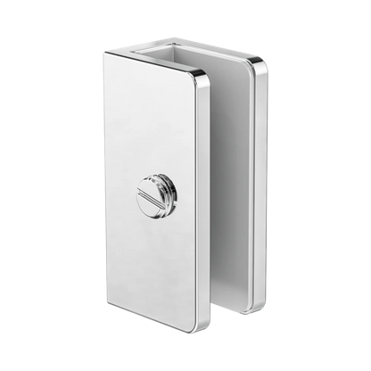 Shower U Bracket 10mm Glass Chrome