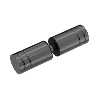 Round Shower Knob Gun Metal