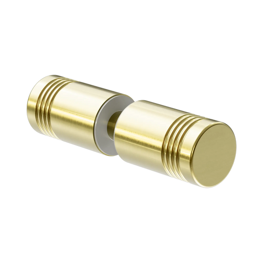 Nero Round Shower Knob Brushed Gold