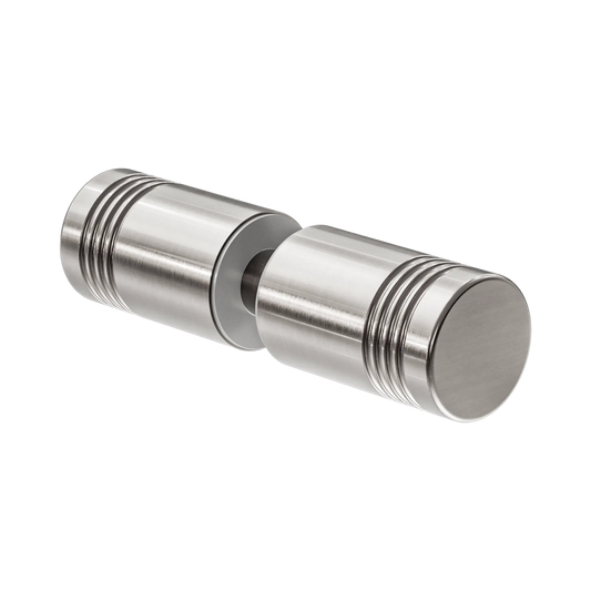 Round Shower Knob Brushed Nickel