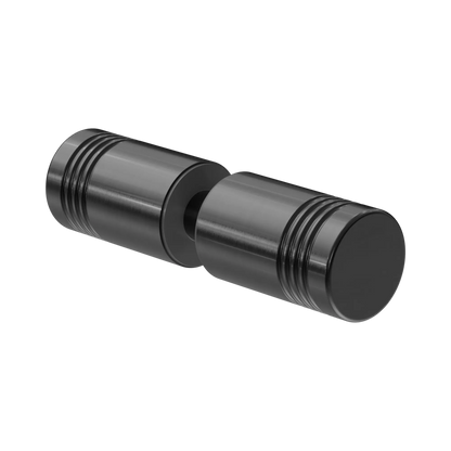 Round Shower Knob Gun Metal