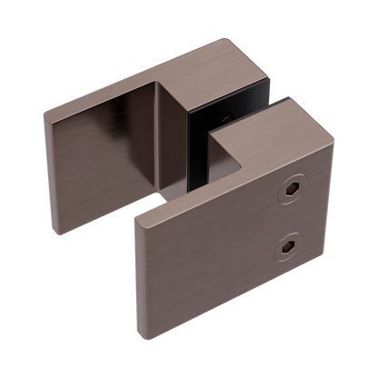 Square Shower Knob Handle Brushed Bronze