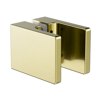 Square Shower Knob Handle Brushed Gold