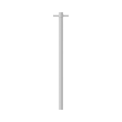 Heated Vertical Towel Rail Matte White