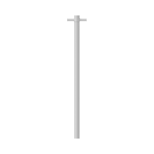 Heated Vertical Towel Rail Matte White