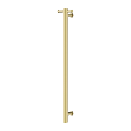 Non-Heated Vertical Towel Rail 900mm Brushed Gold