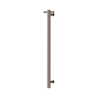 Non-Heated Vertical Towel Rail 900mm Brushed Bronze
