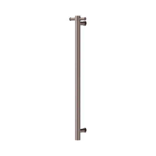 Non-Heated Vertical Towel Rail 900mm Brushed Bronze