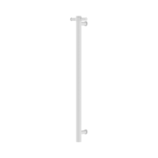 Non-Heated Vertical Towel Rail 900mm Matte White
