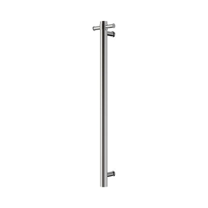 Mecca 240V Single Vertical Heated Towel Rail Chrome
