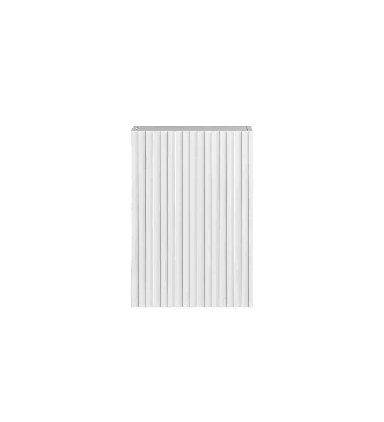 Noosa Laundry 415 Fluted White Wall Cabinet