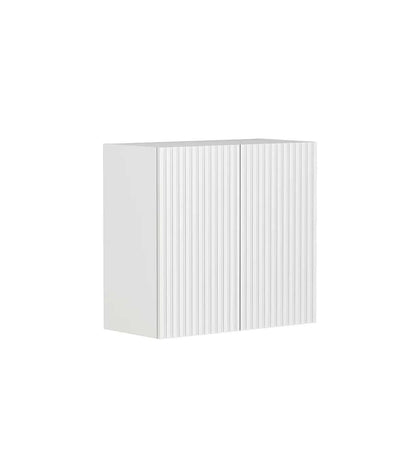 Noosa Laundry 630 Fluted White Wall Cabinet