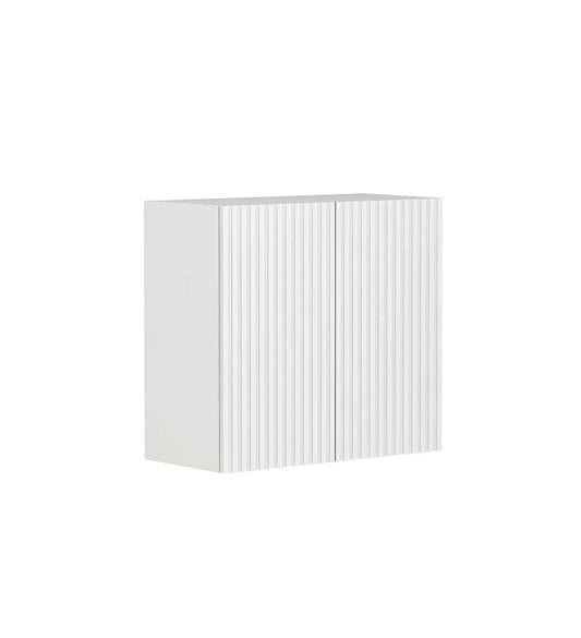 Noosa Laundry 630 Fluted White Wall Cabinet
