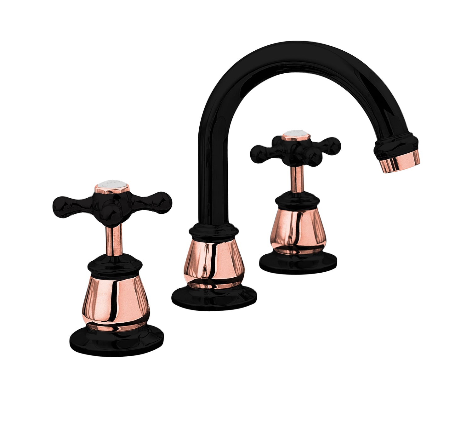 NOOSA Basin Set - Matte Black and Rose Gold