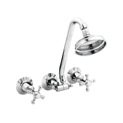 NOOSA Shower Set - Mate Black and Chrome