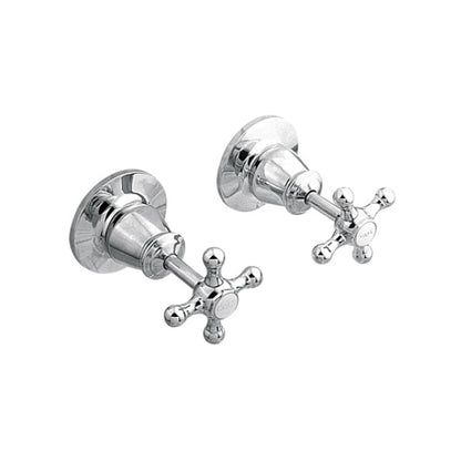 NOOSA Wall Top Assembly pair  - Chrome