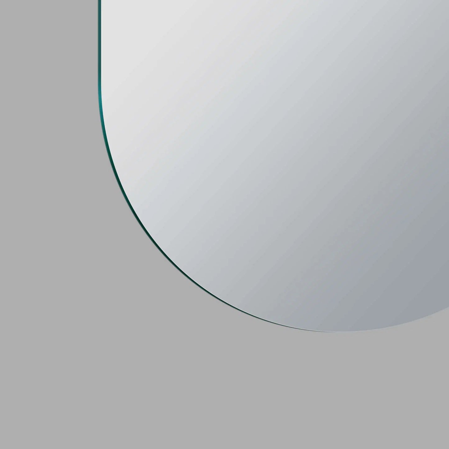 Non-Iuminous Pencil Edge Oval Mirror- 500x1000mm