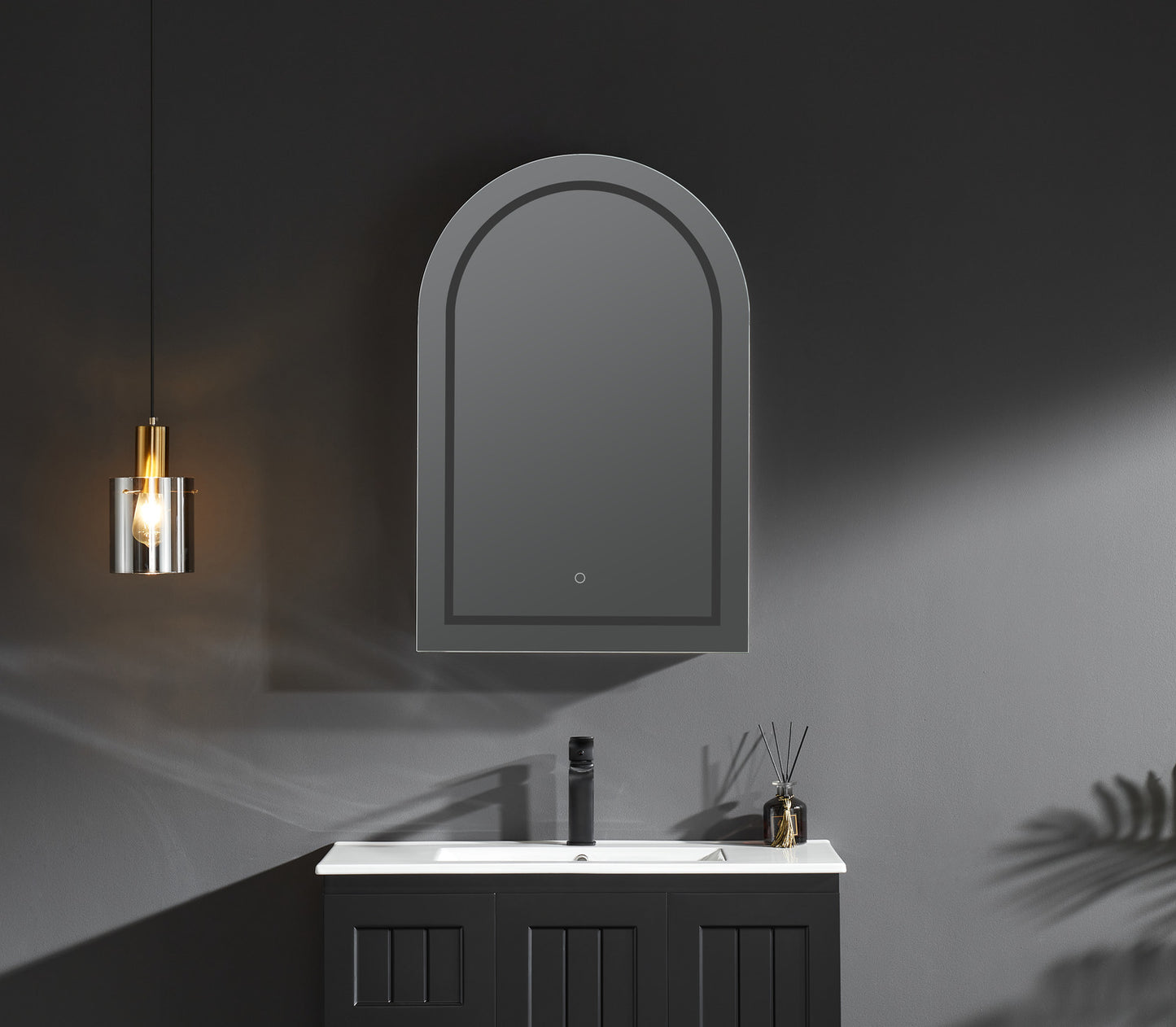1200mmx750mm Fremantle Shaving Cabinet - Matte Black