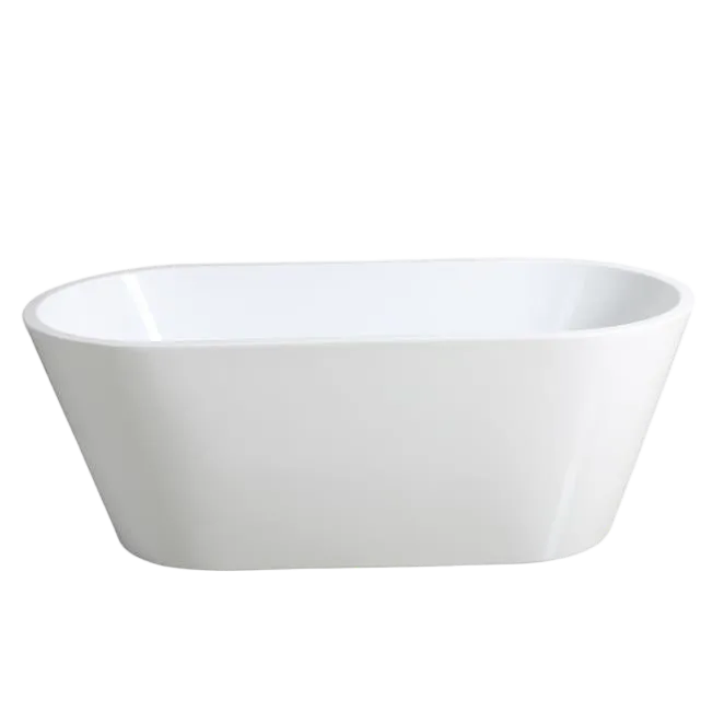 1400mm Freestanding Bathtub - Gloss White