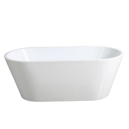 1400mm Freestanding Bathtub - Gloss White