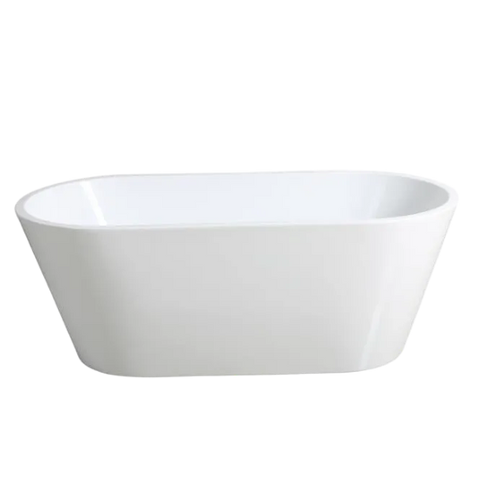 1400mm Freestanding Bathtub - Gloss White