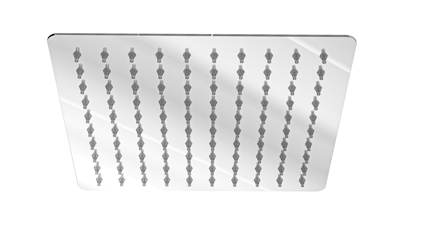 Ocean 200mm Square Shower Head - Brushed Nickel