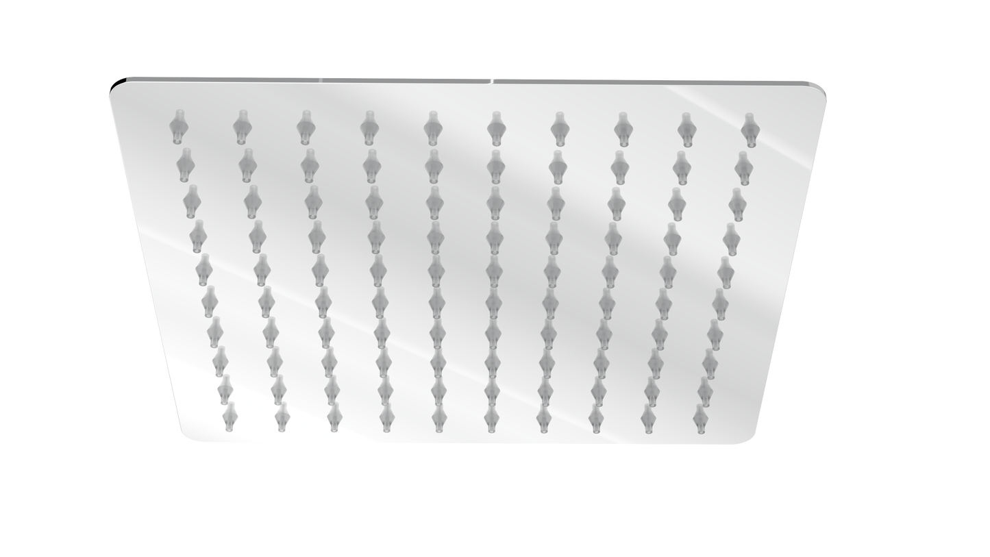 Ocean 200mm Square Shower Head - Chrome