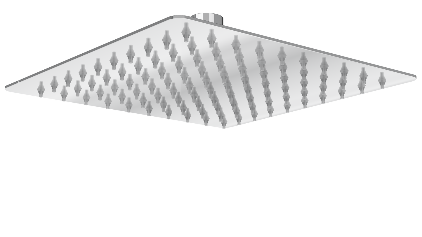 Ocean 200mm Square Shower Head - Chrome