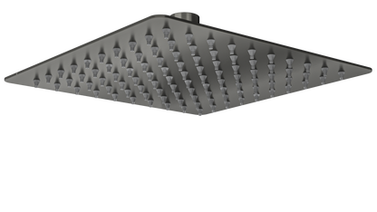 Ocean 200mm Square Shower Head - Gunmetal