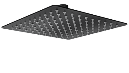 Ocean 200mm Square Shower Head - Matte Black