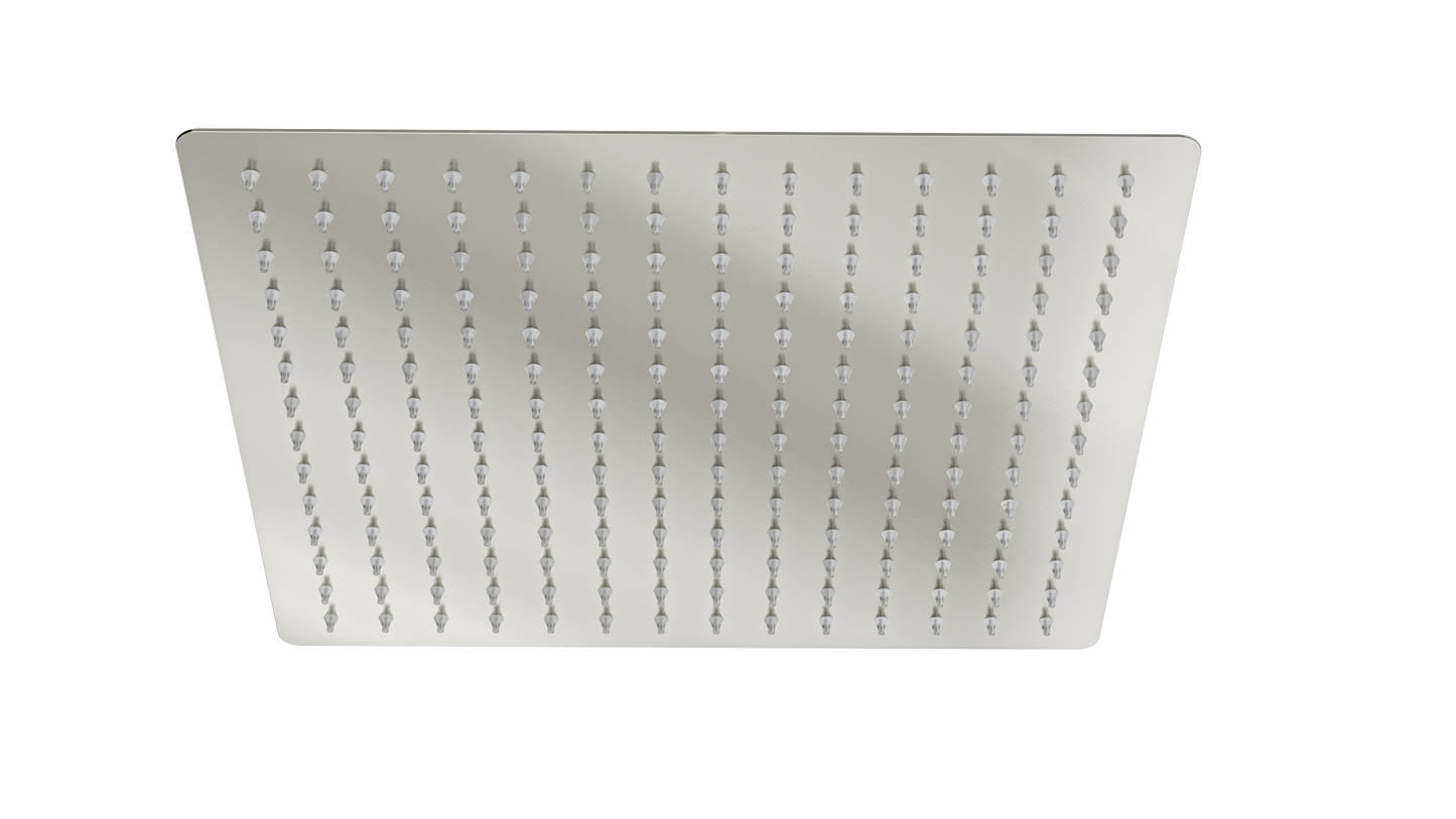 Ocean 300mm Square Shower Head - Brushed Nickel