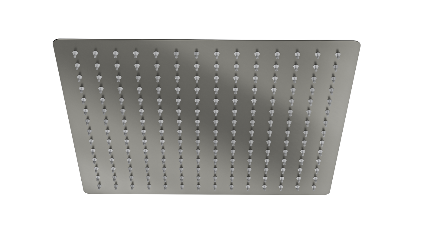 Ocean 300mm Square Shower Head - Gunmetal