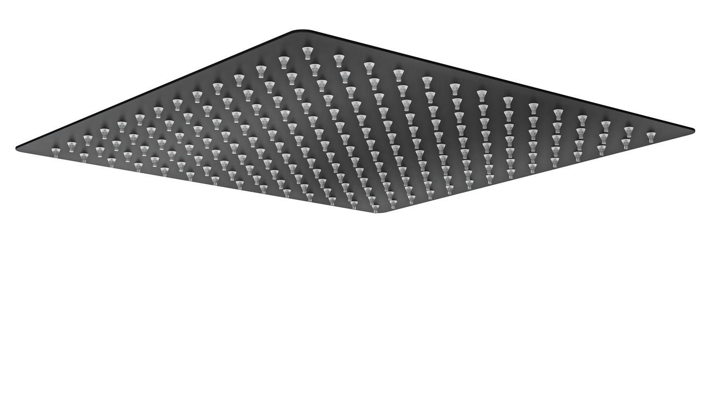 Ocean 300mm Square Shower Head - Matte Black