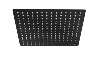 Ocean 300mm Square Shower Head - Matte Black