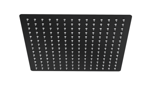 Ocean 300mm Square Shower Head - Matte Black