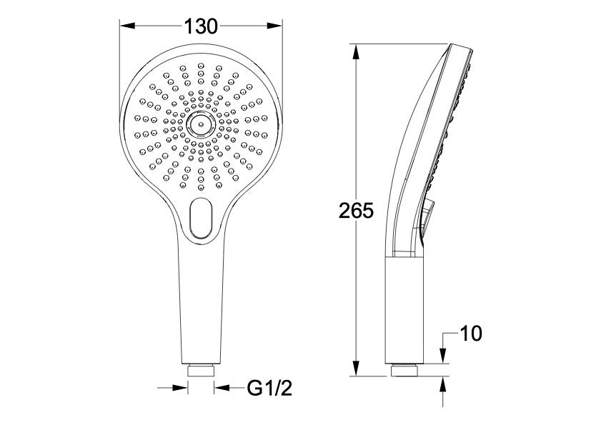 Oceanjet Multifunction Hand Shower - Gunmetal