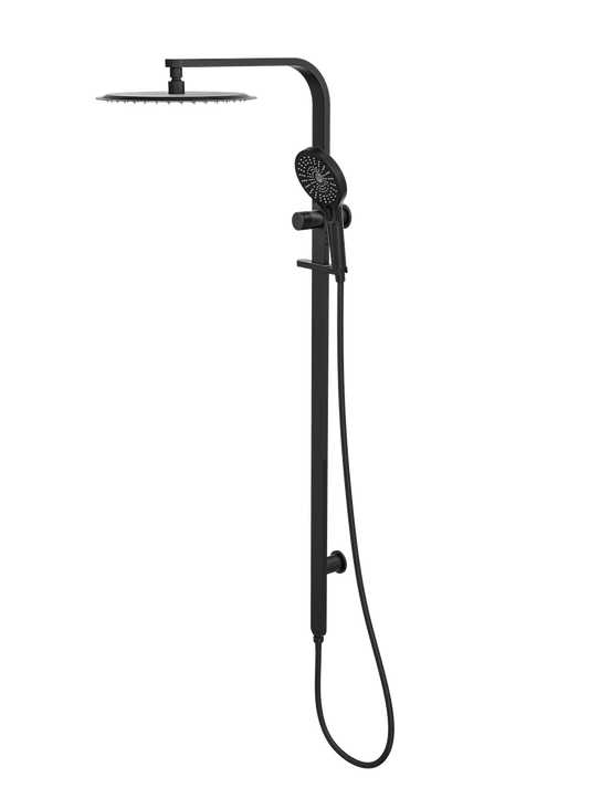Oceanjet Shower Combination with 300mm Round Head - Matte Black