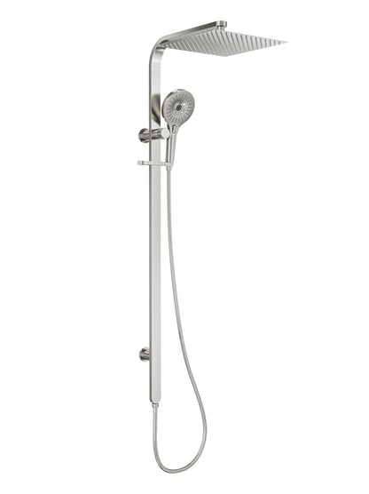 Oceanjet Shower Combination with 300mm Square Head - Brushed Nickel