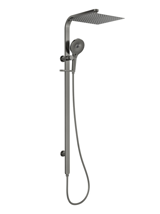 Oceanjet Shower Combination with 300mm Square Head - Gunmetal