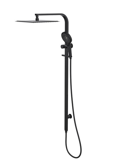 Oceanjet Shower Combination with 300mm Square Head - Matte Black